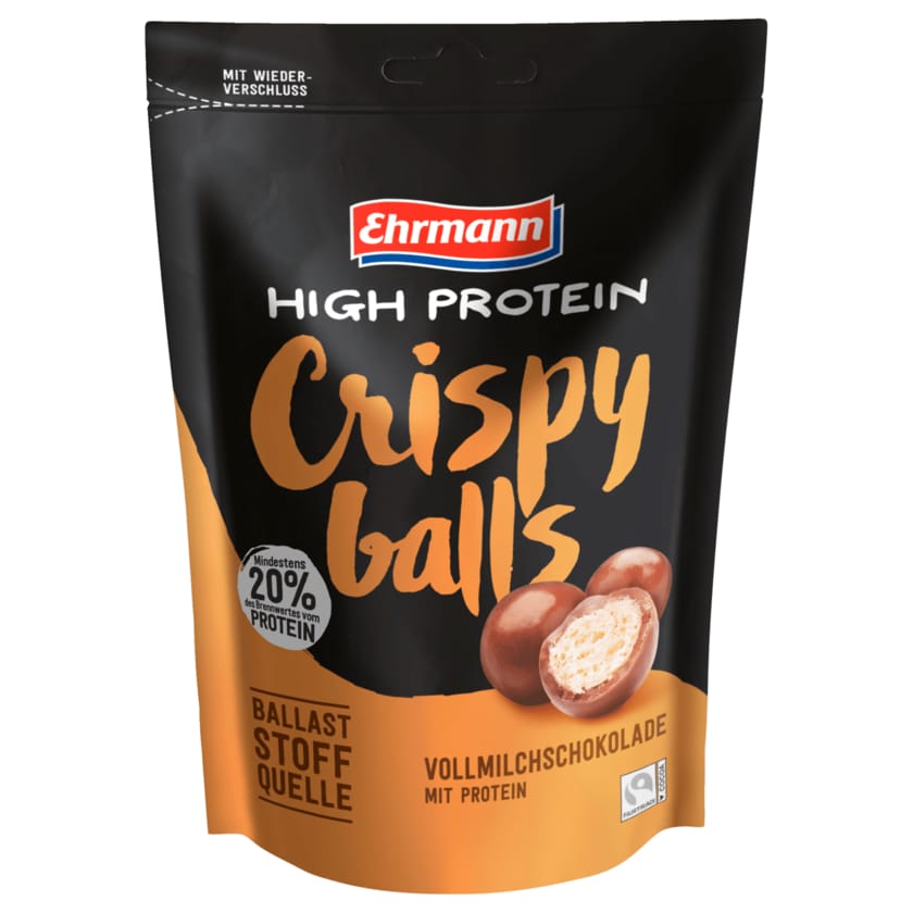 Ehrmann High Protein Crispy Balls Vollmilchschokolade 90g